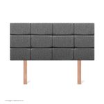 Dormitorio Boxet Blocks Royal Cloud Gris | 2 plazas
