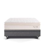 Cama Boxet Royal Cloud Gris | 1.5 plazas