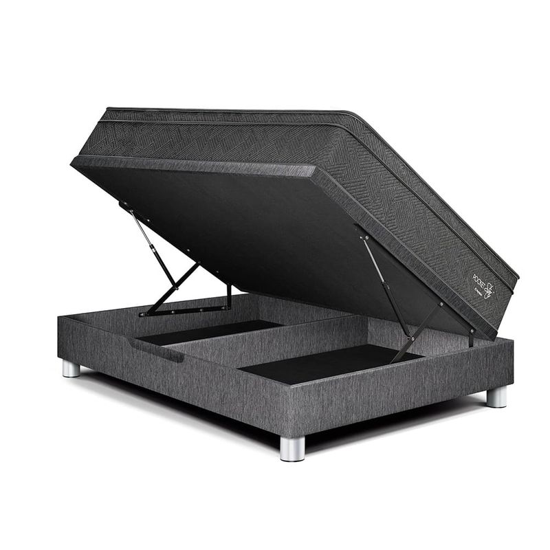 Dormitorio Boxet Gold Pocket Star Gris | 1.5 plazas