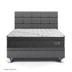 Dormitorio Boxet Blocks Pocket Star Gris | Queen