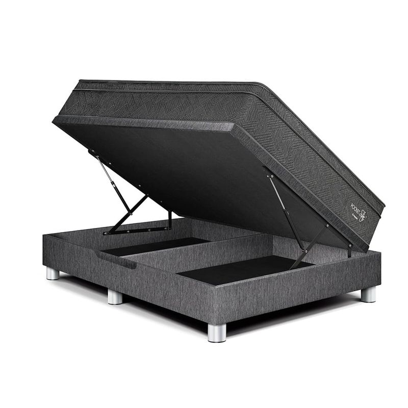 Dormitorio Boxet Blocks Pocket Star Gris | Queen