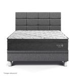 Dormitorio Boxet Blocks Pocket Star Gris | 2 plazas