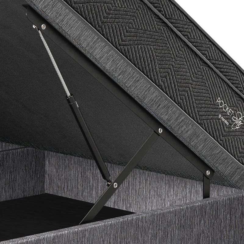 Cama Boxet Super Star Gris | Queen