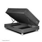 Cama Boxet Super Star Gris | 1.5 plazas