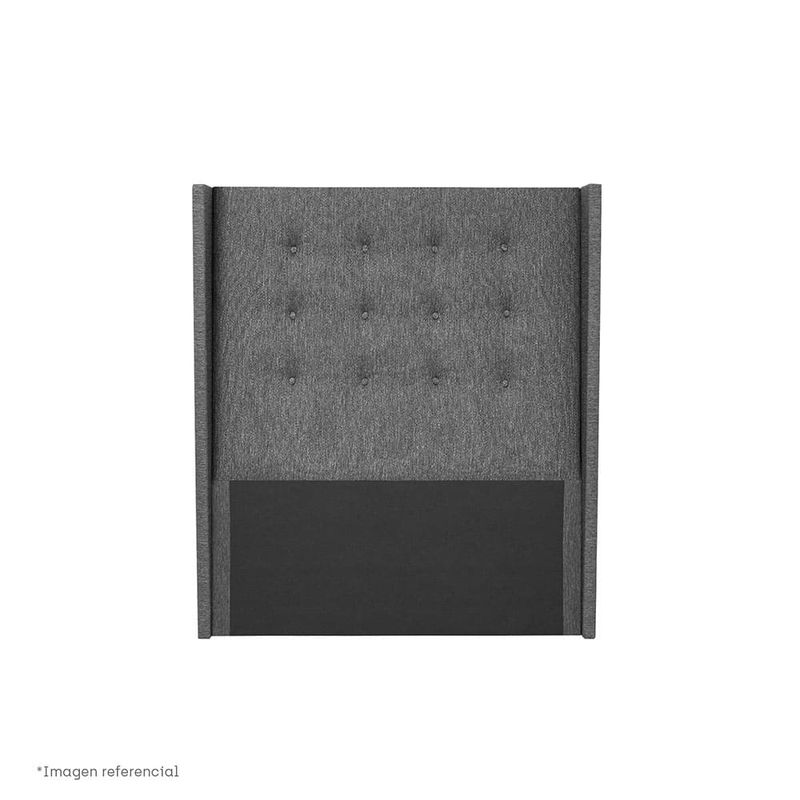 Dormitorio Boxet Gold Pocket Max Black Gris | 1.5 plazas