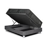 Dormitorio Boxet Blocks Pocket Max Black Gris | 1.5 plazas