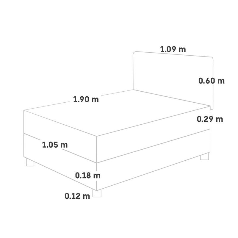Dormitorio Standard Edén Plus | 1.5 plazas