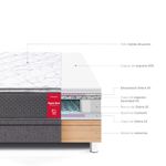 Cama Boxet Super Star Gris | 2 plazas