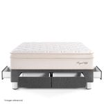 Cama con Cajones Royal Cloud Gris | 2 plazas