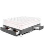 Cama con Cajones Royal Cloud Gris | Queen