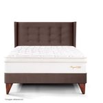 Dormitorio Europeo Royal Cloud Gold Chocolate | 1.5 plazas