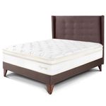 Dormitorio Europeo Royal Cloud Gold Chocolate | 1.5 plazas