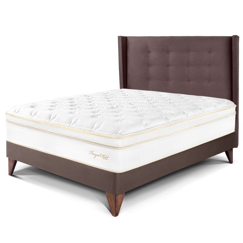 Dormitorio Europeo Royal Cloud Gold Chocolate | 1.5 plazas