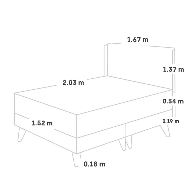 Dormitorio Europeo Royal Cloud Gold Gris | Queen
