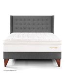 Dormitorio Europeo Royal Cloud Gold Gris | King