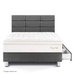 Dormitorio con Cajones Royal Cloud Blocks Gris | 1.5 plazas