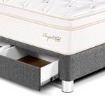 Dormitorio con Cajones Royal Cloud Blocks Gris| 2 plazas