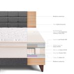 Dormitorio Europeo Royal Cloud Blocks Gris | Queen