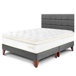 Dormitorio Europeo Royal Cloud Blocks Gris| King