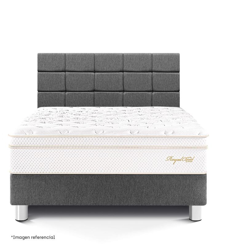 Dormitorio Royal Cloud Blocks Gris | Queen