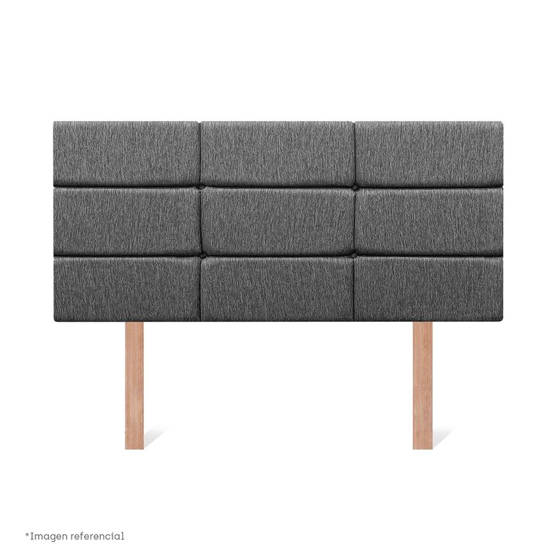 Dormitorio Boxet Blocks Royal Cloud Gris | 1.5 plazas