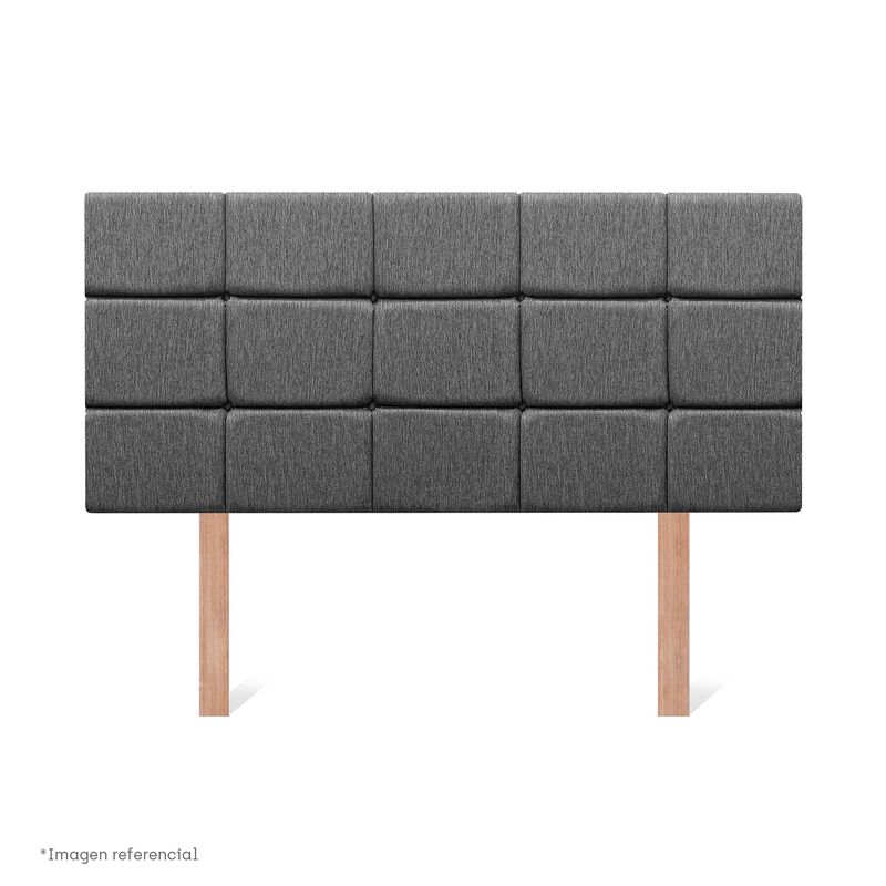 Dormitorio Boxet Blocks Royal Cloud Gris | Queen