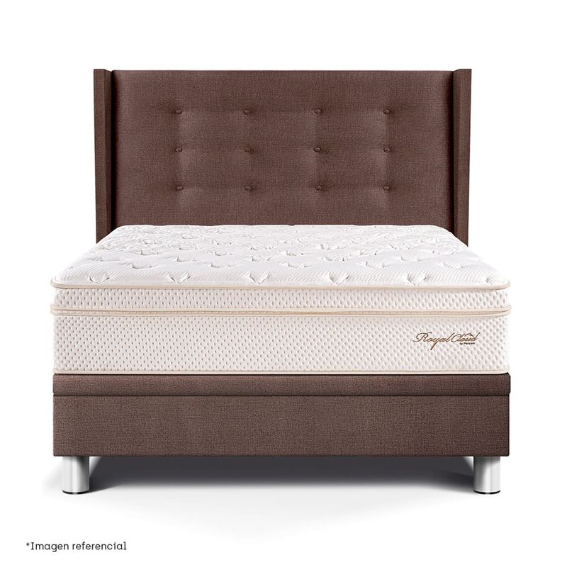 Dormitorio Boxet Gold Royal Cloud Chocolate | 1.5 plazas