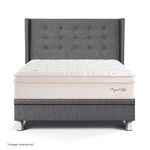 Dormitorio Boxet Gold Royal Cloud Gris | 2 plazas