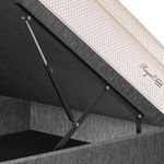 Dormitorio Boxet Gold Royal Cloud Gris | 2 plazas