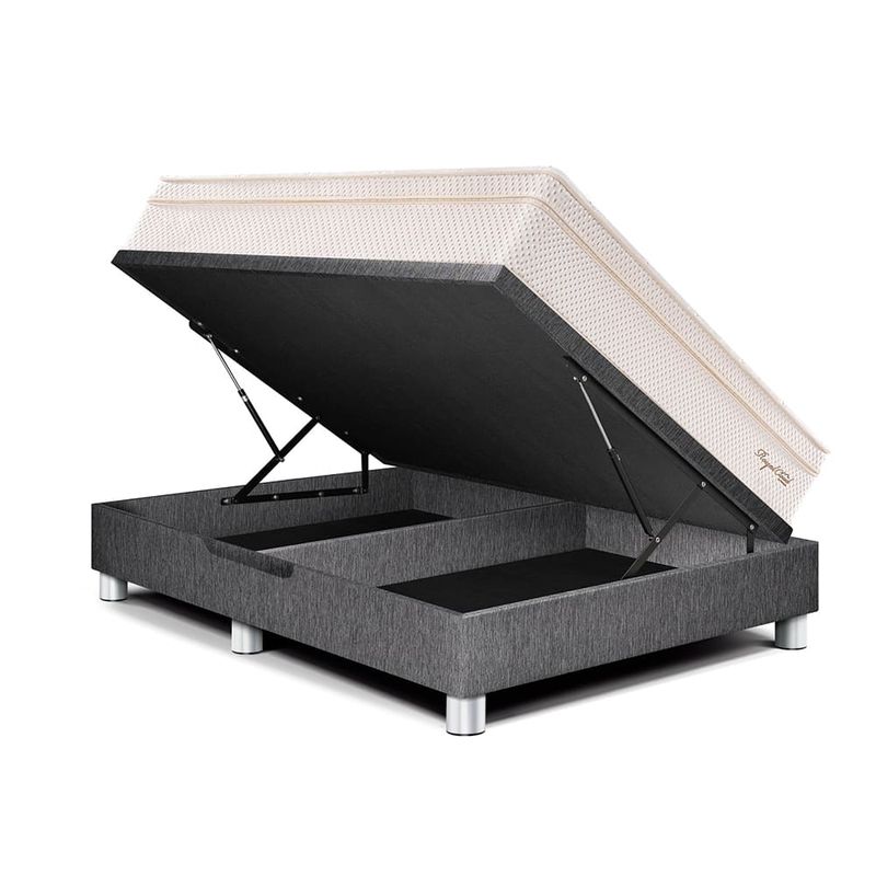 Dormitorio Boxet Gold Royal Cloud Gris | Queen