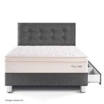 Dormitorio con Cajones Royal Cloud Gris | 1.5 plazas