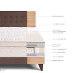 Dormitorio Europeo Royal Cloud Chocolate | 1.5 plazas