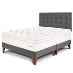 Dormitorio Europeo Royal Cloud Gris | Queen