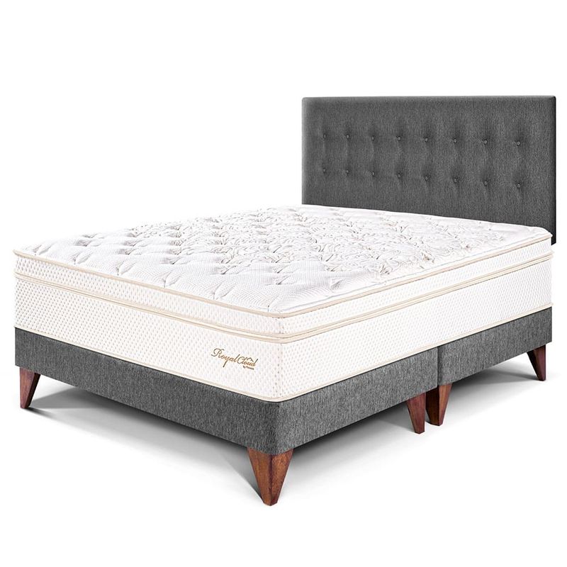 Dormitorio Europeo Royal Cloud Gris | King
