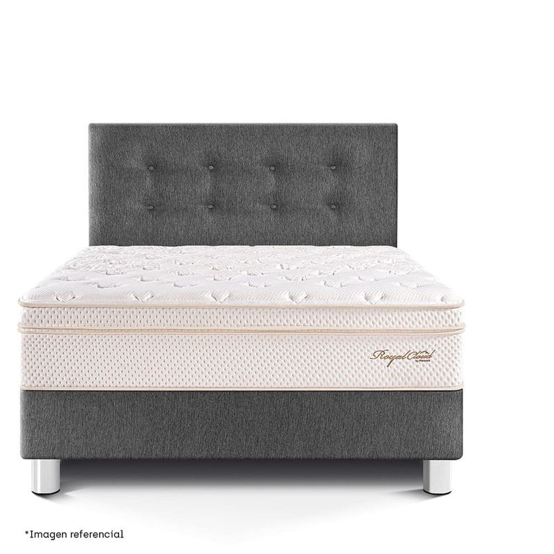 Dormitorio Royal Cloud Gris | 1.5 plazas