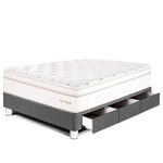 Cama con Cajones Royal Dynasty Gris | 1.5 plazas