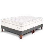 Cama Europea Royal Dynasty Gris | King
