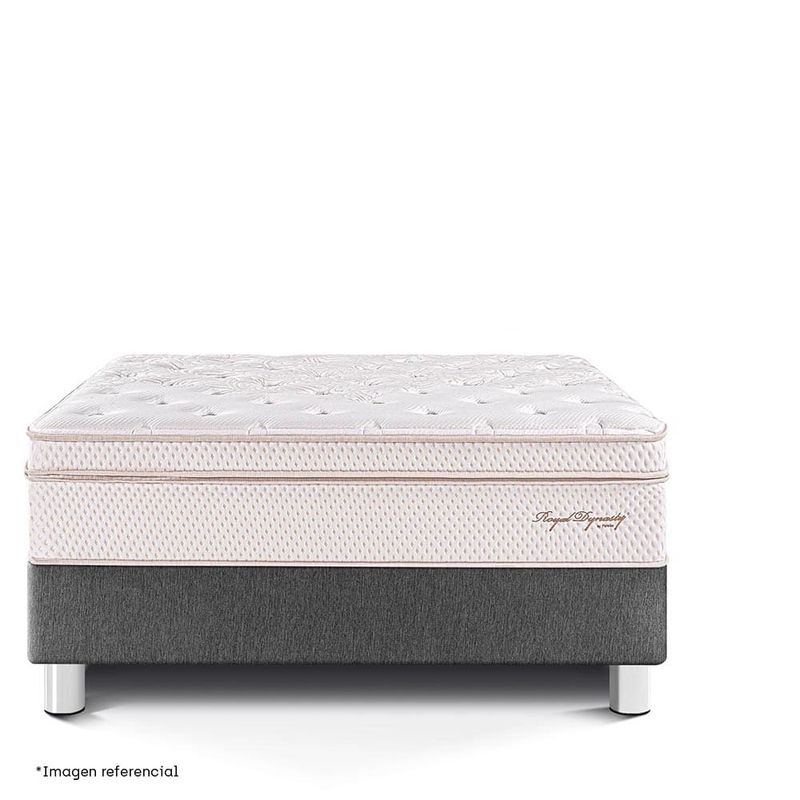 Cama Royal Dynasty Gris | 1.5 plazas