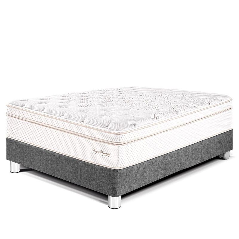 Cama Royal Dynasty Gris | 1.5 plazas