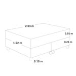 Cama Royal Dynasty Gris | Queen