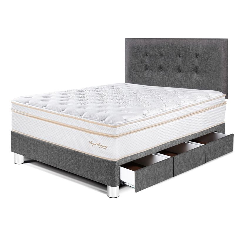 Dormitorio con Cajones Royal Dynasty Gris | 1.5 plazas