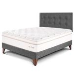 Dormitorio Europeo Royal Dynasty Gris | 2 plazas