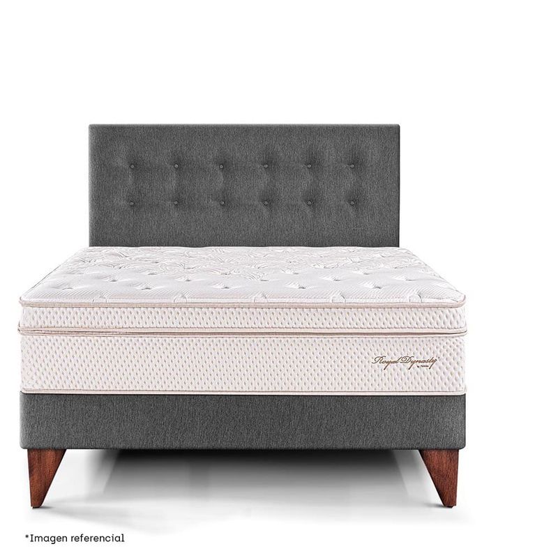 Dormitorio Europeo Royal Dynasty Gris | Queen