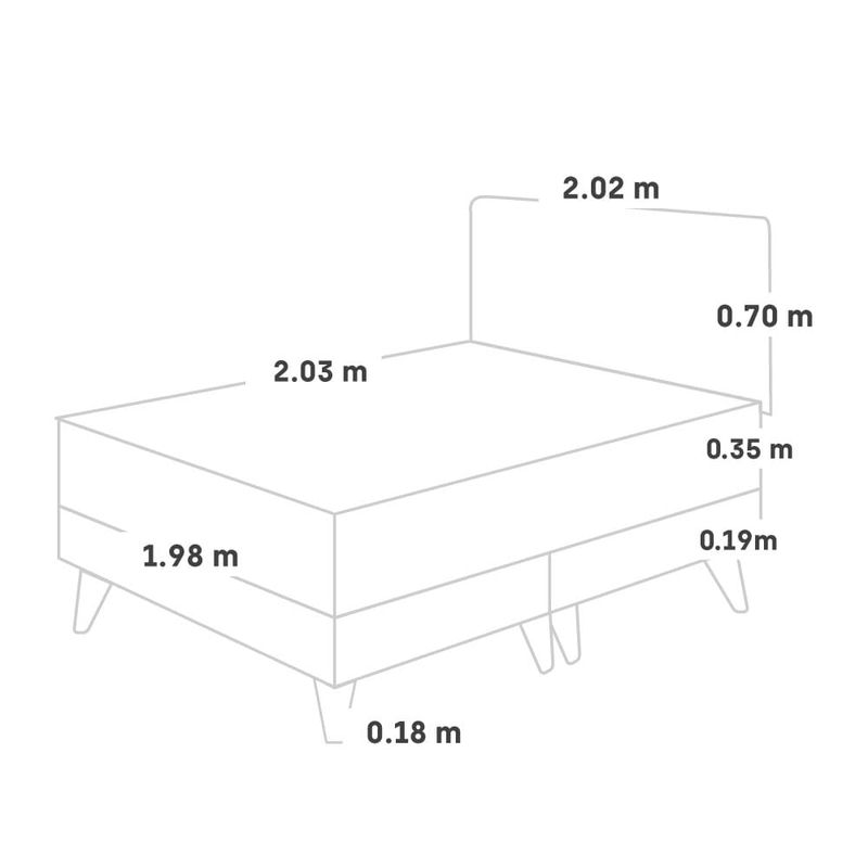 Dormitorio Europeo Royal Dynasty Gris | King