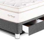Dormitorio con Cajones Royal Dynasty Blocks Gris | 1.5 plazas