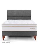 Dormitorio Europeo Royal Dynasty Blocks Gris | 1.5 plazas