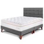 Dormitorio Europeo Royal Dynasty Blocks Gris | Queen