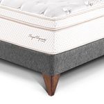 Dormitorio Europeo Royal Dynasty Blocks Gris | Queen