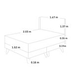 Dormitorio Europeo Royal Dynasty Gold Gris | Queen