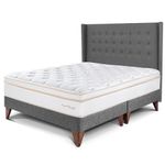 Dormitorio Europeo Royal Dynasty Gold Gris | King